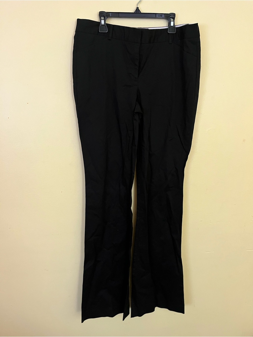 Victoria's Secret The Christie Fit Black Boot Cut Dress Pants 10